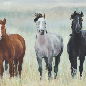 LIne Dancers, an original painting by E. Lynette Fransen